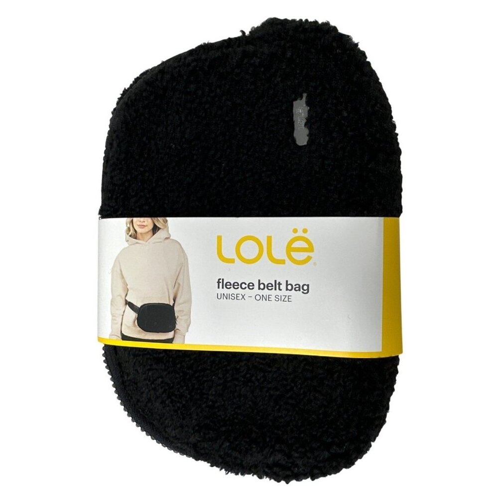 Lole Sherpa Fleece Belt Bag Travel Fanny Pack Carry All